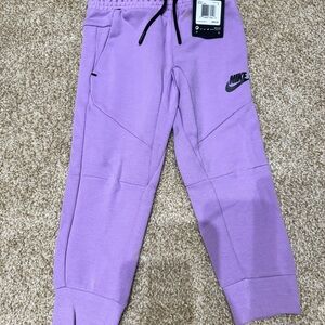 Nike Tech Kids Lilac Sweatpants
